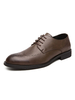 Chaussures habillées pour hommes modernes bout pointu à lacets chaussures décontractées en cuir PU