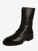 Chaussures Homme Bottes de Travail Bottines Cuir de Vachette Chic Noir Lacet