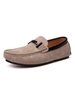 Chaussures Hommes Driving Pigskin bout rond en métal Slip Détail Mocassins