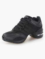 Chaussures Jazz 2021 Noir Bout Rond à Lacet Chaussures de Danse Noir