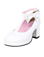 Chaussures lolita avec noeud et bride en T Déguisements Halloween