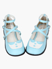 Chaussures lolita bleues Déguisements Halloween
