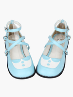 Chaussures lolita bleues Déguisements Halloween