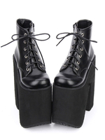 Chaussures lolita chic en Synthétique à talons épais Déguisements Halloween