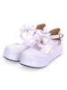 Chaussures Lolita douces Chaussures Starform lolita en Synthétique avec lanière et noeud Déguisements Halloween