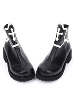 Chaussures lolita exquises en Synthétique noir Heel-less Déguisements Halloween