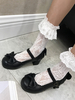 Chaussures Lolita Mary Jane classiques à talons de pompes Lolita Pump Bow Déguisements Halloween