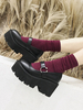 Chaussures Lolita noires en cuir PU Chaussures à talons Lolita