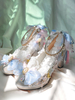 Chaussures Lolita Style Rococo Perles Blanches Volants Talon Chunky Escarpins Lolita