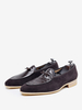 Chaussures mocassins à bout pointu en cuir suédé pour hommes chaussures de bal de mariage formelles