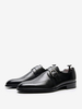 Chaussures mocassins en cuir pour hommes avec boucle à boucle chaussures de mariage formelles à enfiler