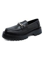 Chaussures Mocassins Homme Cuir PU Confortable Détails Métalliques Slip-On