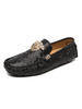 Chaussures Mocassins Homme Mode Cuir PU Détails Métalliques Slip-On