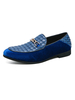 Chaussures Mocassins Homme Mode Cuir PU Détails Métalliques Slip-On
