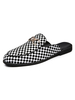 Chaussures Mocassins Homme Slip-On Détails Métalliques Plaid Bout Rond Cuir PU