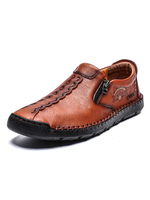 Chaussures mocassins pour hommes; chaînes en cuir Synthétique confortables; chaussures à enfiler pour hommes