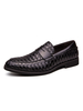 Chaussures Mocassins Pour Hommes Noir Comfy Synthétique Cuir Monk Strap Slip-On