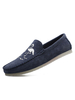 Chaussures mocassins pour hommes populaires en cuir PU Détails en métal Chaussures décontractées à enfiler