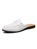 Chaussures Mocassins Pour Hommes Slip-On Monk Strap Bout Rond Cuir PU