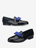 Chaussures Mocassins Pour Hommes Vernis PU Nœud Slip-On