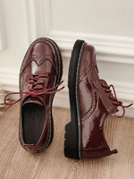 Chaussures Oxford élégantes à bout rond pour femmes