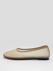 Chaussures plates de ballet en maille pour femmes escarpins plats à bout rond et à enfiler