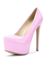 Chaussures sexy à talons à talons aigus en Synthétique vernies