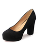 Chaussures vintage talon épais