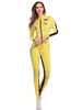 Cheer Leader Costume Halloween Femmes Combinaisons Jaunes