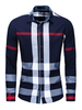 Chemise à carreaux Regualr Fit 100% coton pour homme
