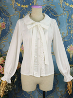 Chemise Classique Lolita Chemisier blanc Lolita Déguisements Halloween