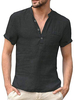 Chemise Décontractée Col En V Chic unicolore chic