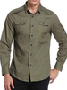 Chemise Décontractée Homme Col Rabattu Décontractée Amovible Gris Chemises Homme