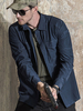 Chemise Décontractée Pour Homme Col Rabattu Décontracté Irrégulier Marine Foncé Chemises Homme
