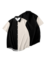Chemise décontractée pour hommes Col rabattu Formelle à rayures sur le devant Café Marron Chemises pour hommes