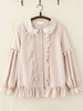 Chemise Douce Lolita Chemisier Peter Lolita en mousseline de soie rose Déguisements Halloween