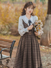 Chemisier Académique Vintage Lolita Blouses Blanc Manches Longues Volants Lolita Top Chemise