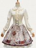 Chemisier classique Lolita Chemisier lolita en mousseline avec nœud et dentelle