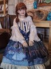 Chemisier Sweet Lolita en mousseline à volants Peter Pan Collar Ecru Top Lolita Blanc Déguisements Halloween