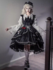 Chemisiers gothiques Lolita à lacets et volants à manches courtes haut Lolita chemise Lolita blanche