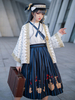 Chemisiers Lolita à manches longues Chemisier Haut Lolita blanc Chemise Lolita