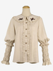 Chemisiers Lolita Académiques Lolita À Volants Chemise À Manches Longues Chemise Lolita