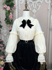 Chemisiers Lolita doux volants haut Lolita chemisier à manches longues chemise Lolita blanche