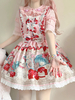 Chemisiers Lolita Gothiques Blanc Manches Courtes Dentelle Arcs Haut Lolita Chemise Lolita