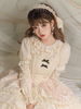 Chemisiers Lolita Gothiques Chemise À Manches Longues À Volants Haut Lolita Chemise Lolita Noire Vintage