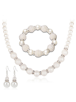 Chic Bijoux ensemble de mariage ensemble de bijoux 16-18 inches boucle d