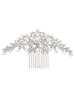 Chic Coiffure de mariage argent de mariage peigne