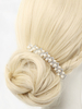 Chic Coiffure de mariage blanc de mariage avec accessoire