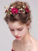 Chic Coiffure de mariage rouge de cérémonie Coiffure