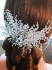 Chic Coiffure de mariage transparent de fiançailles Coiffure
